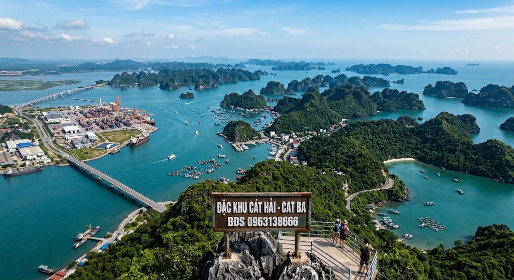 Toàn cảnh aerial Đặc khu Cát Hải và Cát Ba - Tiềm năng đầu tư BĐS du lịch UNESCO, Phòng Giao Dịch 0963138666